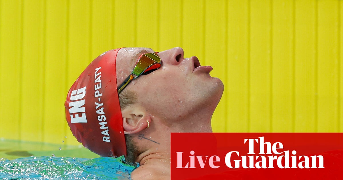 Commonwealth Games 2026: Ramsay-Peaty takes bronze in men’s 50m breaststroke final on day four – as it happened | Commonwealth Games 2026