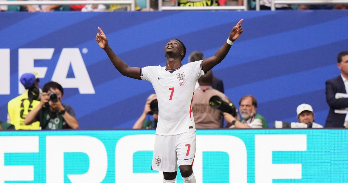 Saka’s hat trick lifts England past Mbappé and France 6-4 in third-place World Cup game