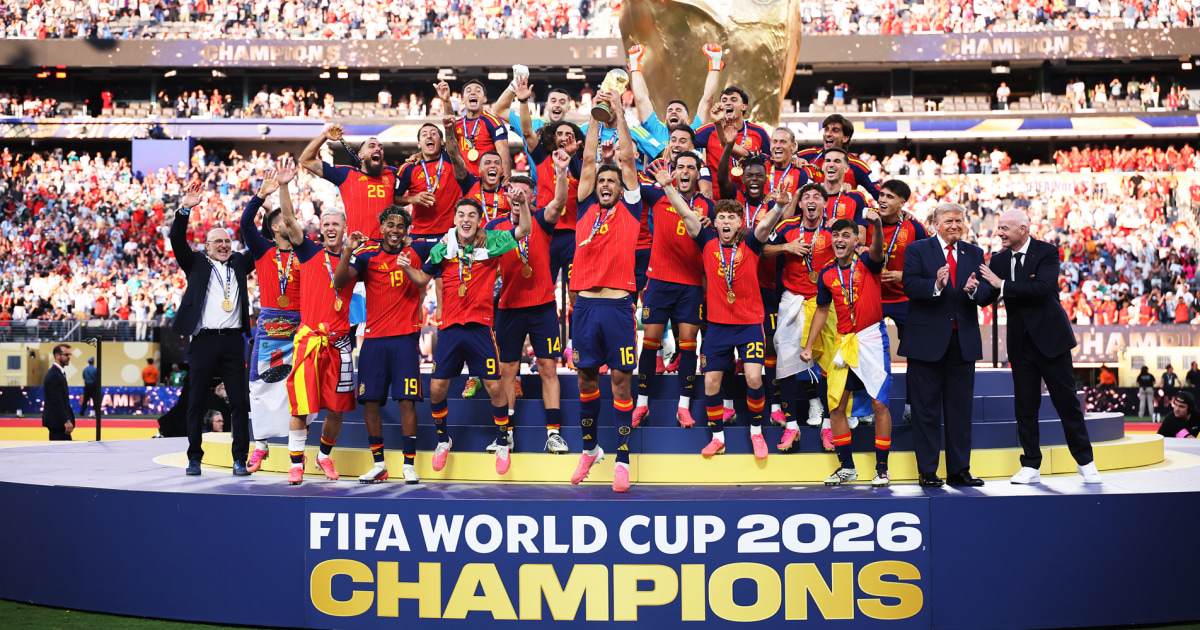 Spain’s World Cup champions head home for a royal welcome and a parade through Madrid