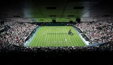 Tennis - Wimbledon - All England Lawn Tennis and Croquet Club, London, Britain - June 30, 2026 General view inside the stadium of the first round match between Serena Williams of the U.S. and Australia's Maya Joint REUTERS/Toby Melville