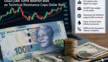 South African Rand: USD/ZAR Heads Under R16 as Risk Sentiment and NFP Data Weigh on Dollar