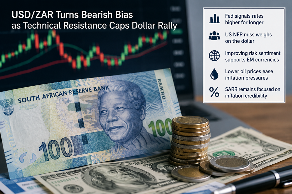 South African Rand: USD/ZAR Heads Under R16 as Risk Sentiment and NFP Data Weigh on Dollar