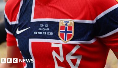 Norwegian football jerseys sold out ahead of Three Lions showdown - BBC