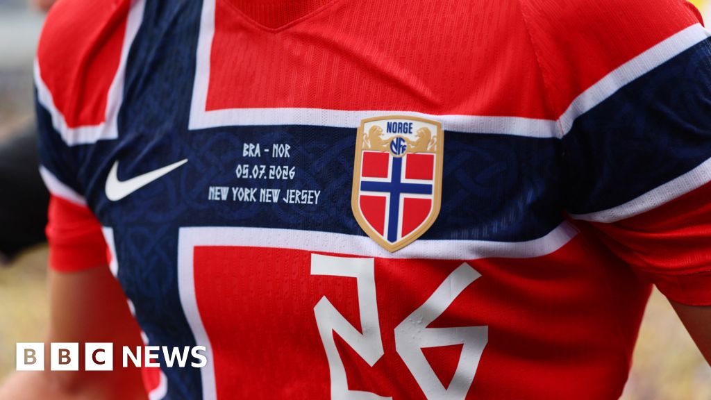 Norwegian football jerseys sold out ahead of Three Lions showdown - BBC