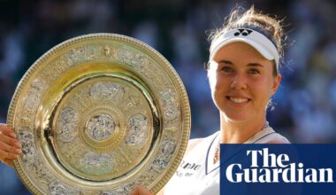 Linda Noskova fends off Muchova fightback to win first grand slam title at Wimbledon | Wimbledon 2026