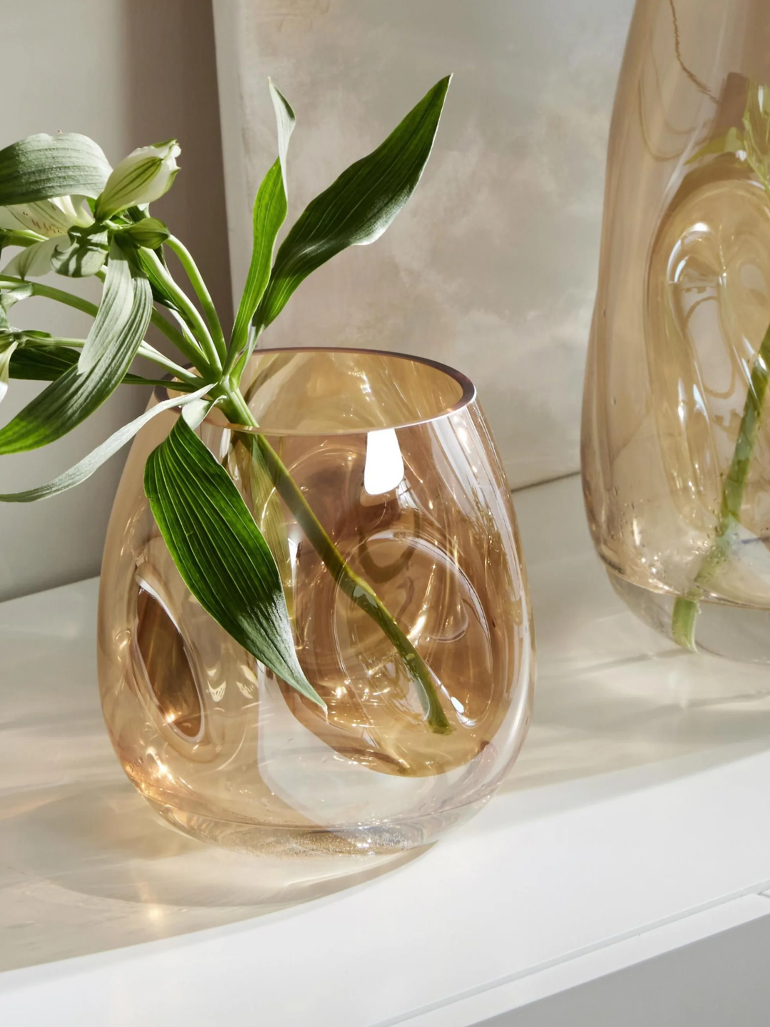 A tinted glass vase from Westwing