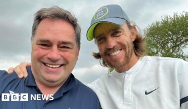 Coach recalls 'spectacular' golfer Tommy Fleetwood's talent as a child - BBC