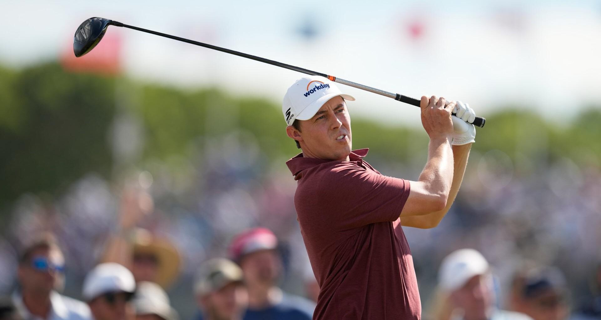 Matthew Fitzpatrick says he wants atmosphere and participating crowds but there is a line. Pic: George Walker IV/AP