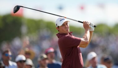 Matthew Fitzpatrick says he wants atmosphere and participating crowds but there is a line. Pic: George Walker IV/AP