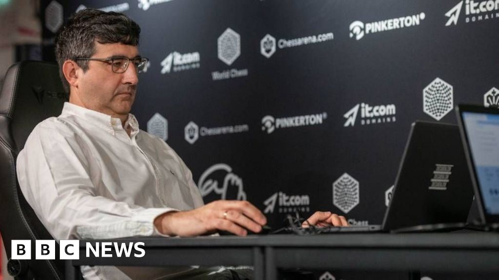 Chess body suspends Vladimir Kramnik over Daniel Naroditsky cheating remarks - BBC