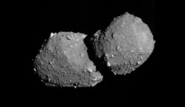 Japan’s asteroid sample retriever rapidly buzzes remote space rock