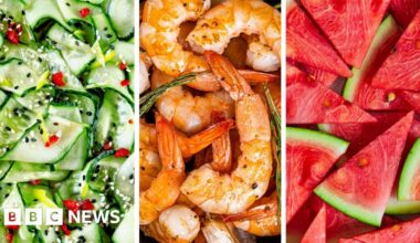 More or less protein? What to eat to get you through a heatwave - BBC