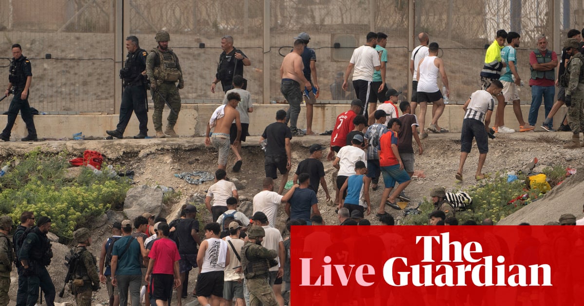 Italy says it’s suspending EU Schengen arrangement with Spain after 60,000 migrants reach Ceuta – Europe live | Spain