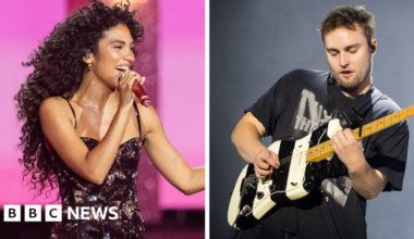 How Sam Fender and Olivia Dean's Rein Me In broke longest standing music record - BBC