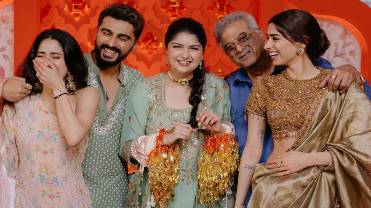 Inside Arjun Kapoor’s sister Anshula Kapoor’s Wedding Festivities: Janhvi, Khushi, Boney Kapoor, Sonam Kapoor celebrate