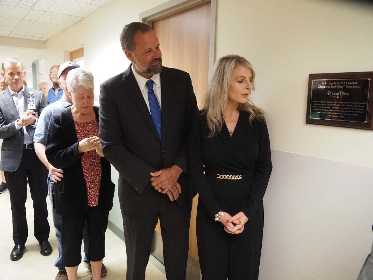 ECU North dedicates ER X-ray room in honor of devoted technologist