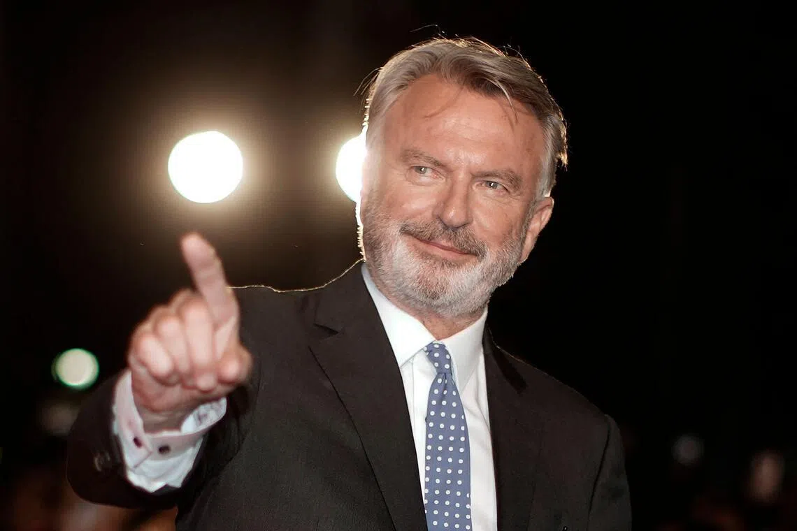 Sam Neill’s breakthrough came in 1993 when he played Dr Alan Grant in Jurassic Park.