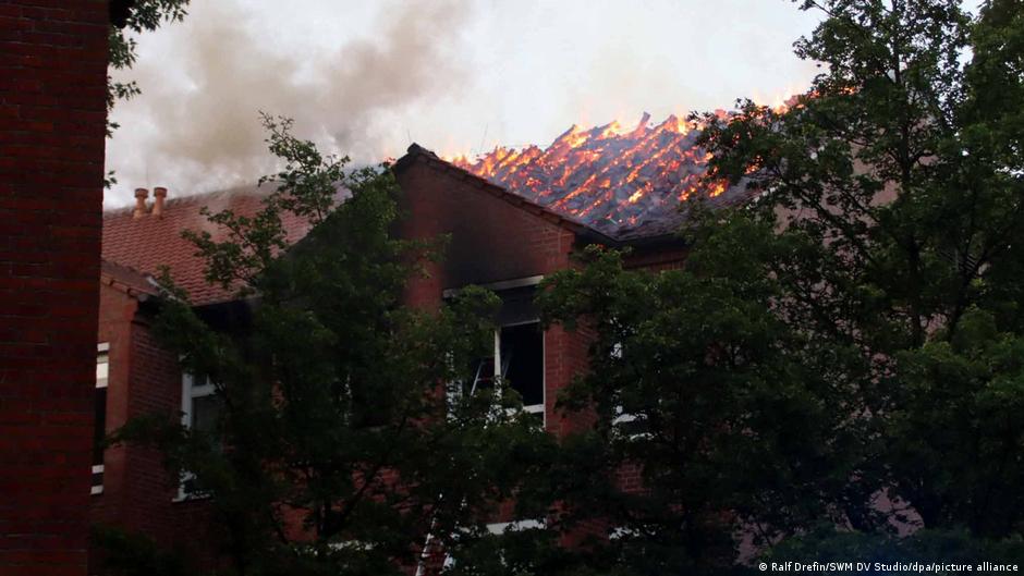 Hospital fire in northern Germany kills two