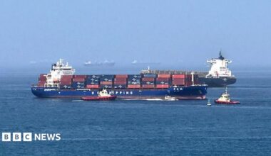 New strikes reported in Iran as tracking data shows limited traffic in Strait of Hormuz