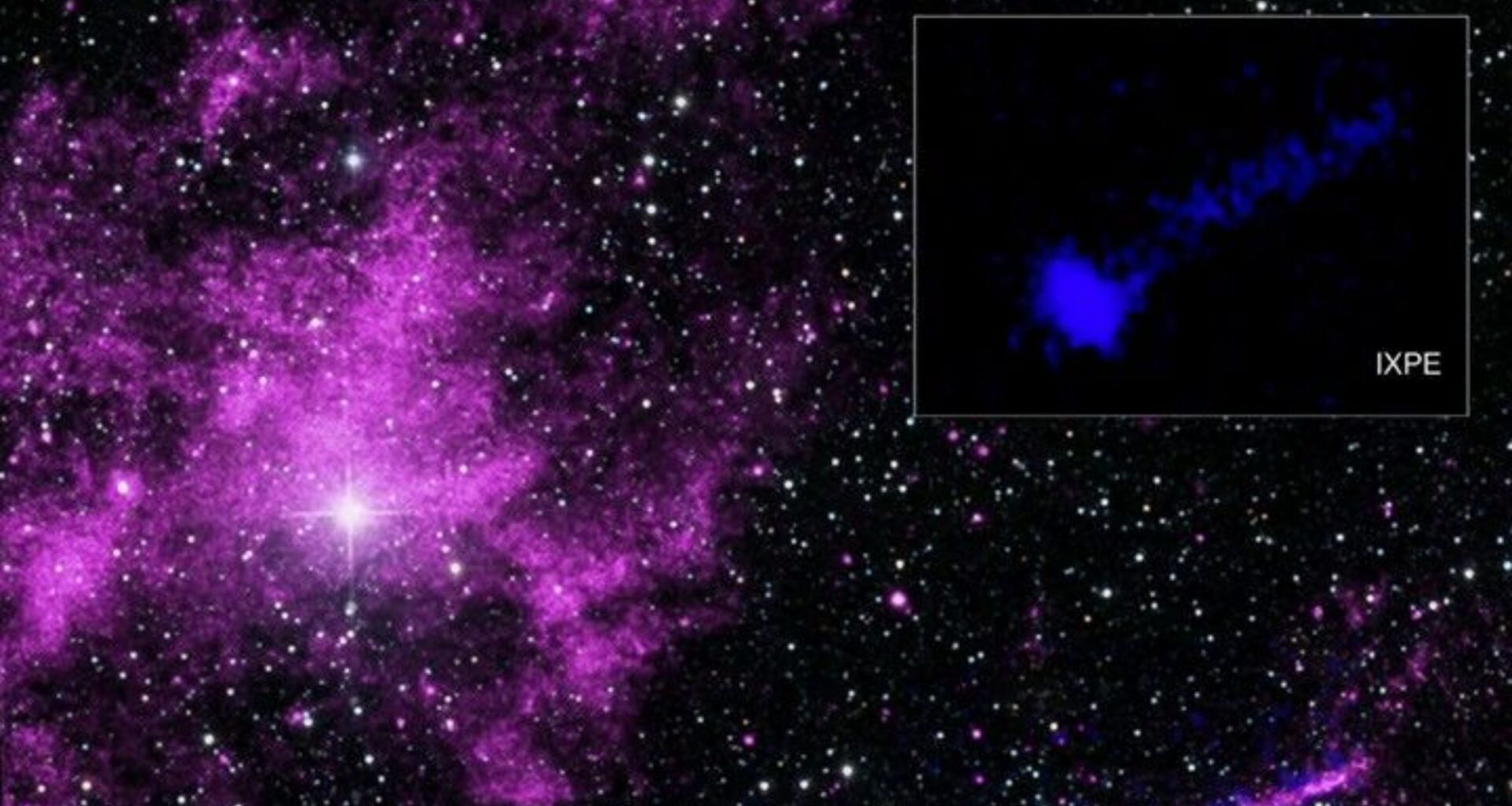This cosmic 'lighthouse' is blazing a magnetic trail through the Milky Way