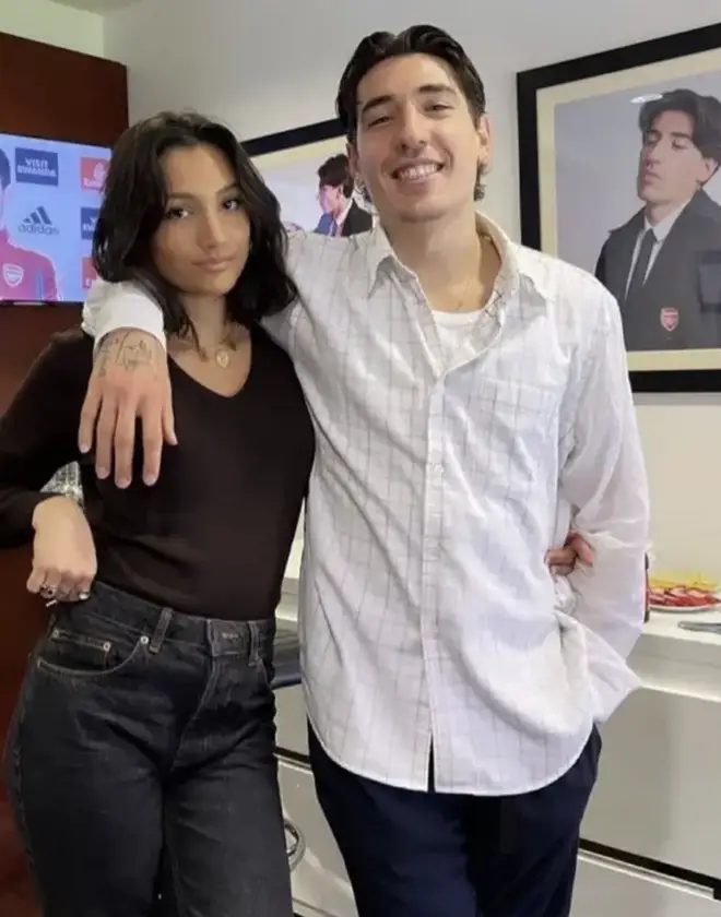 Love Island's Jasmine and ex Hector Bellerin