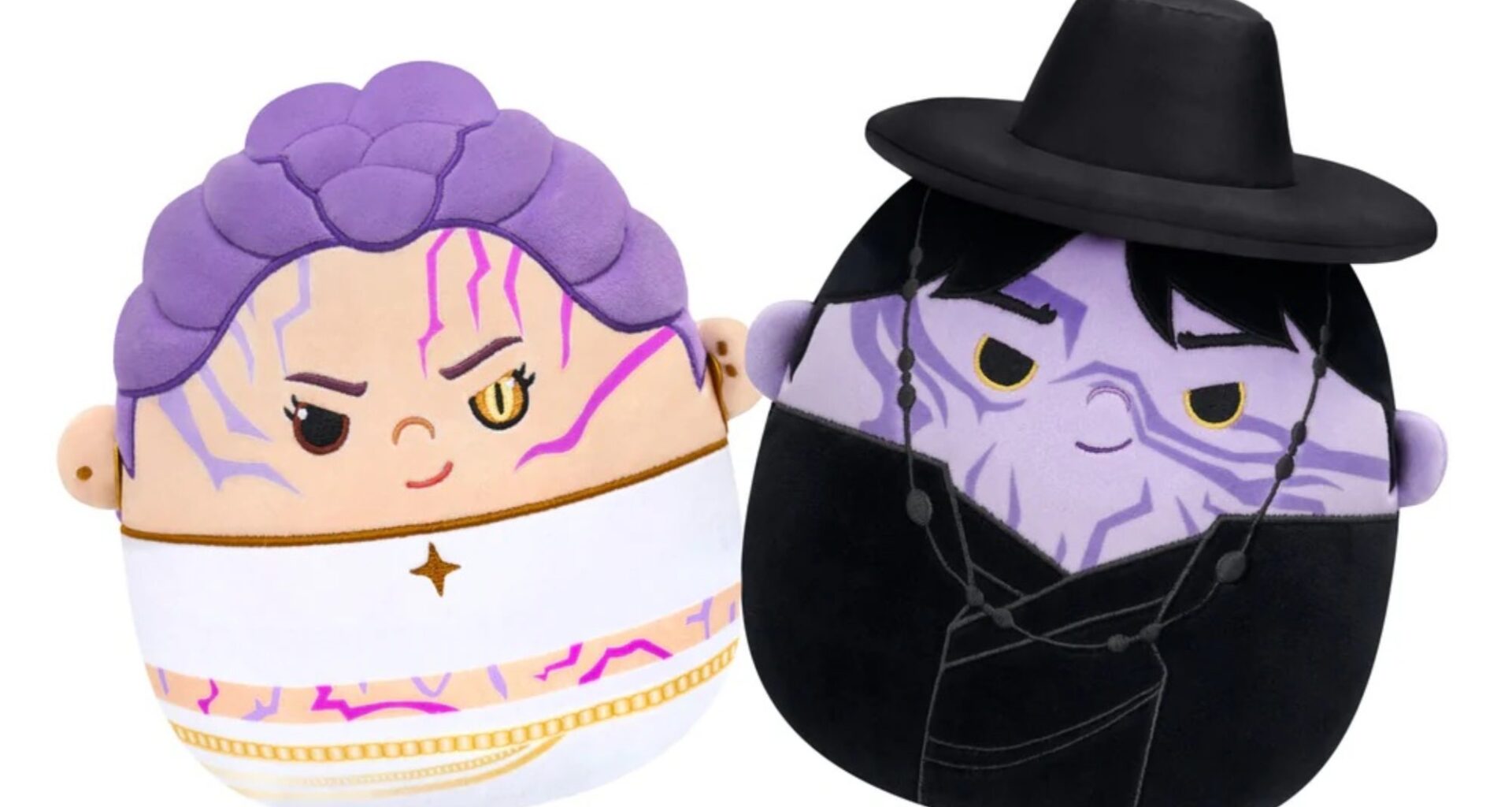 KPop Demon Hunters Jinu and Rumi Join Jazwares Squishmallows Line