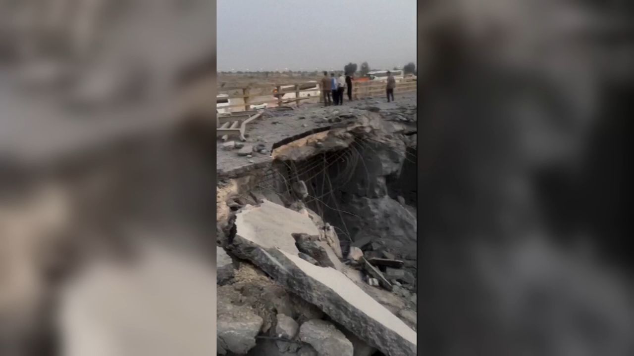 clipped thumbnail - iran-war-bandar-khamir-bridge-damaged-intldsk - CNN ID 22815612 - 00:00:00;00