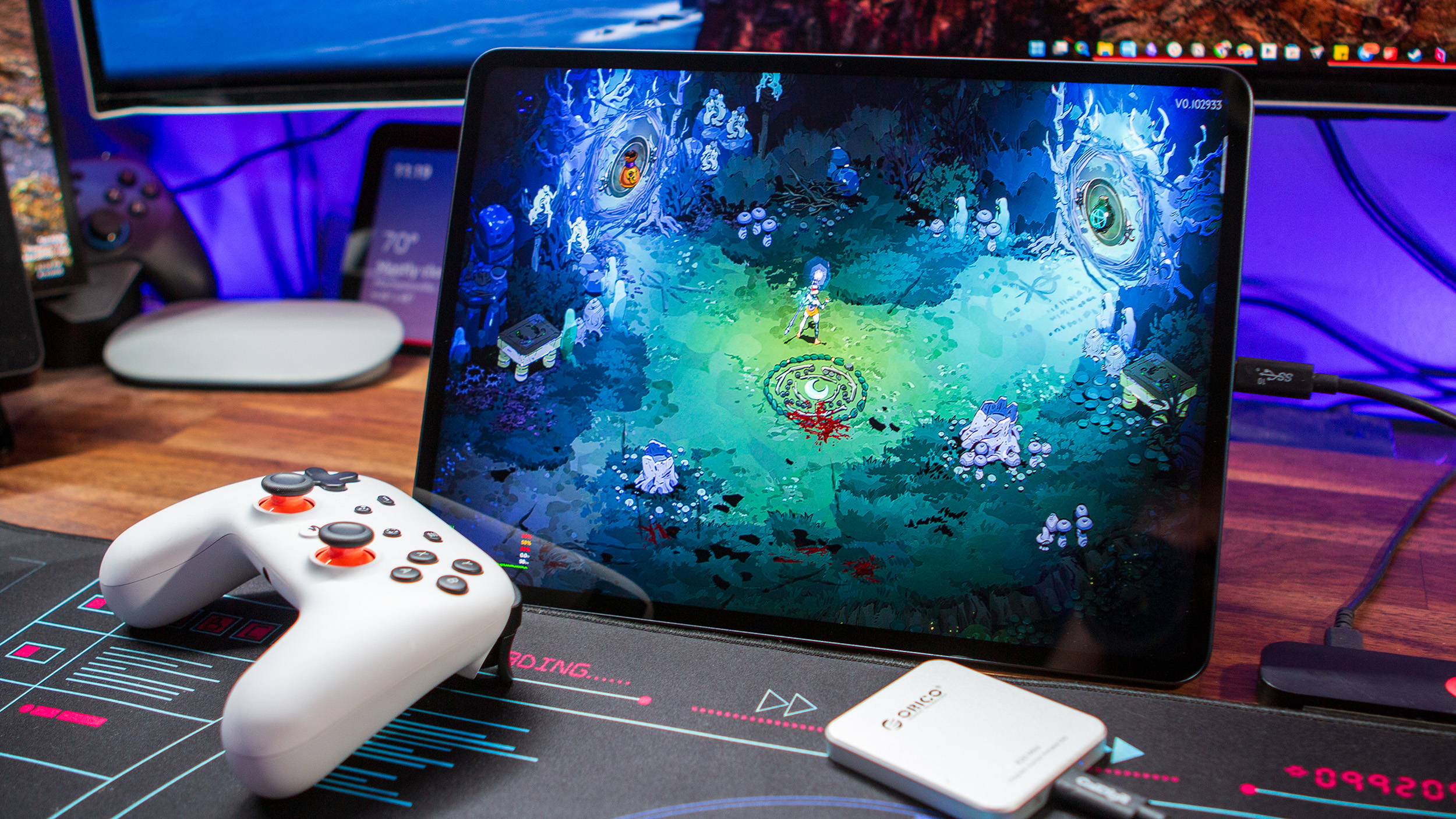 Hades 2 via GameSir GameHub on the OnePlus Pad 3