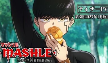Mashle: Magic and Muscles Season 3 Anime's Trailer Unveils January 2027 Debut - News
