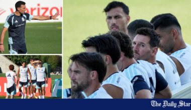Argentina return to training ahead of Switzerland clash