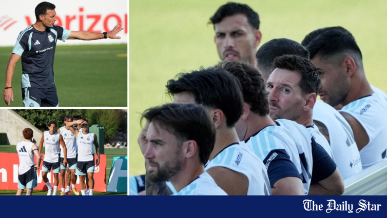 Argentina return to training ahead of Switzerland clash