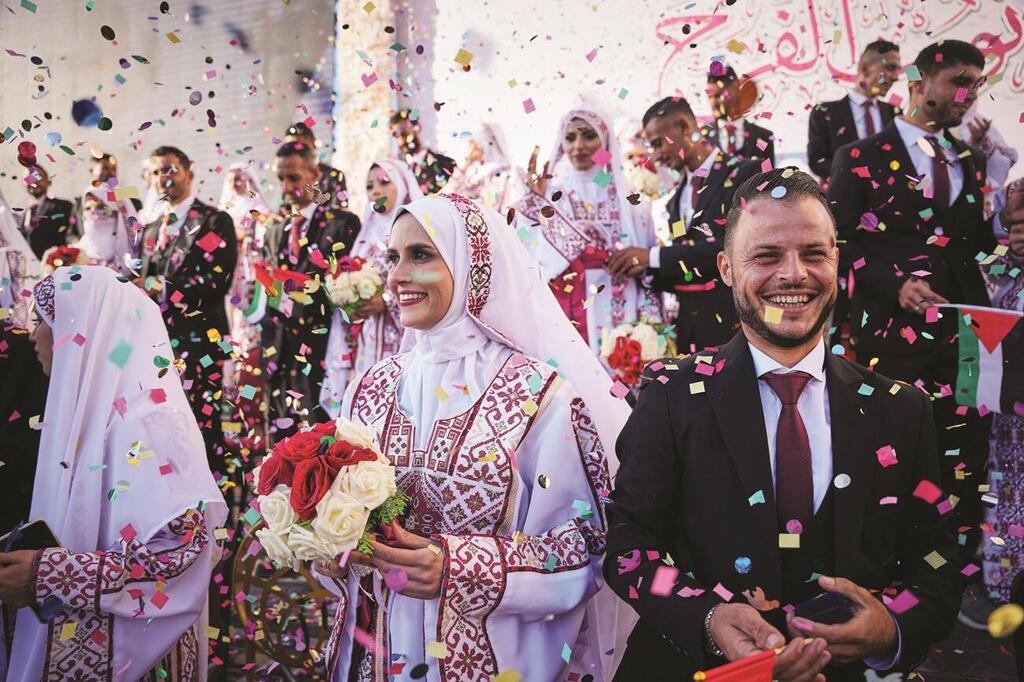 חתונה קבוצתית בעזה