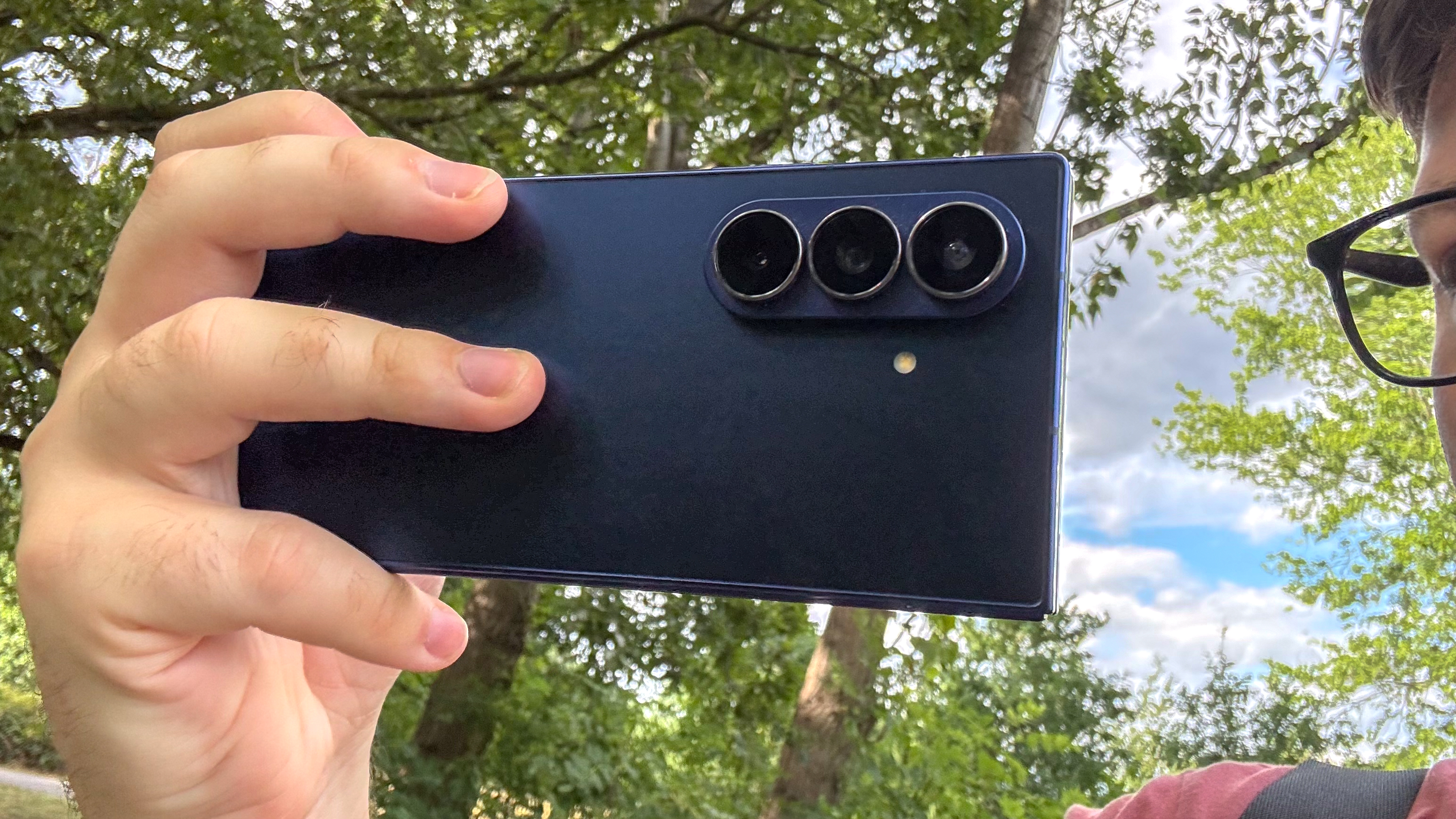 Samsung Galaxy Z Fold 7 rear cameras