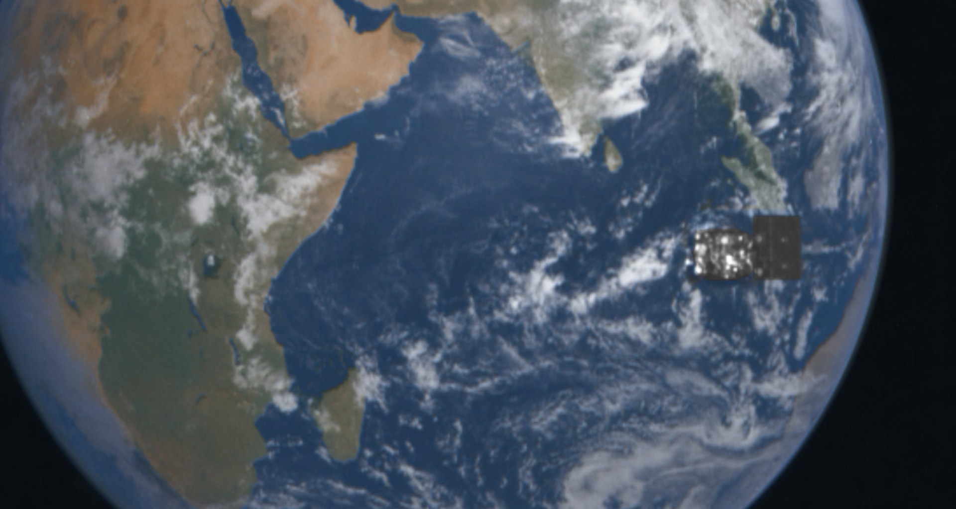 Earth and Proba-3’s Coronagraph play hide and seek
