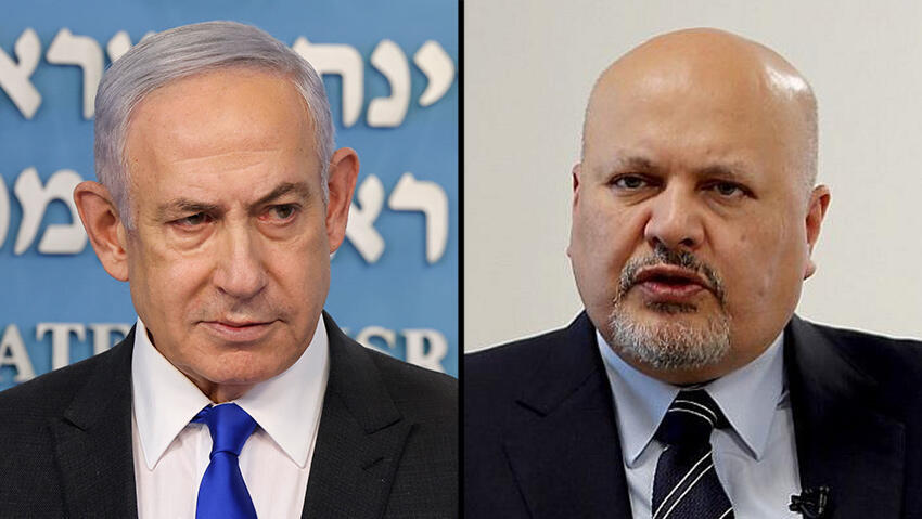 Prime Minister Benjamin Netanyahu and ICC chief prosecutor Karim Khan (Photos: Mark Israel Sellem, AFP) Prime Minister Benjamin Netanyahu and ICC chief prosecutor Karim Khan