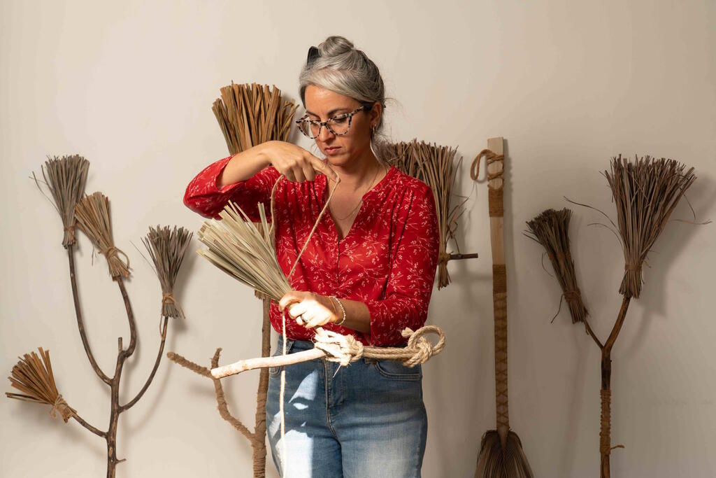 Artist Liron Golan Wasserman (Photo: Yael Lichtenstein) MUZA