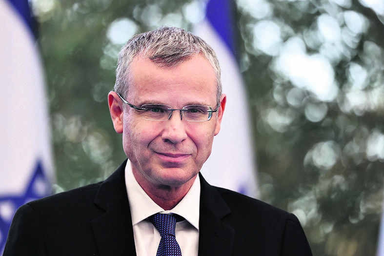 Justice Minister Yariv Levin (Photo: Amit Shabi) שר המשפטים יריב לוין
