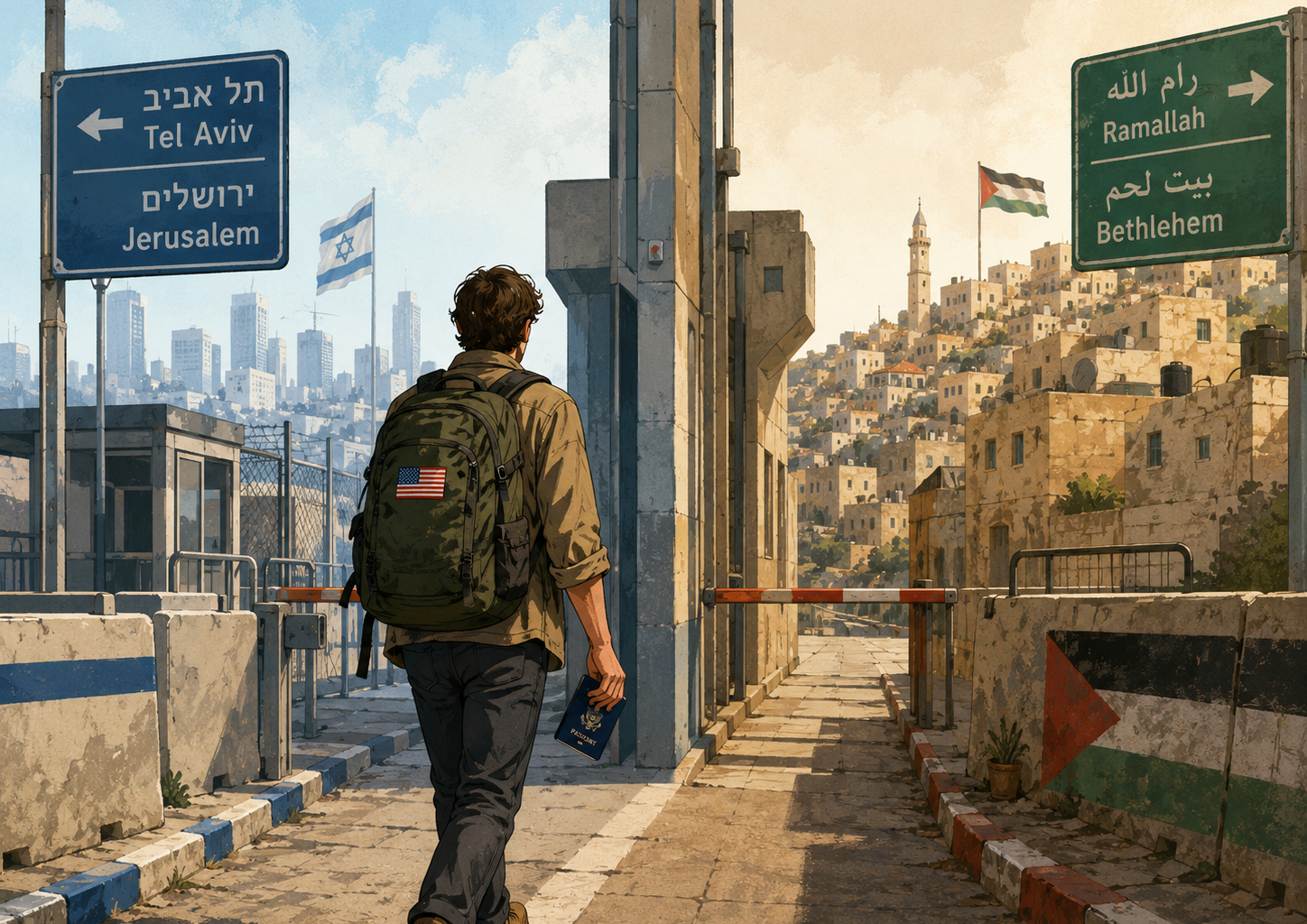 The Blogs: In Israel and Palestine, only outsiders are free to see the whole land | Adil Faouzi