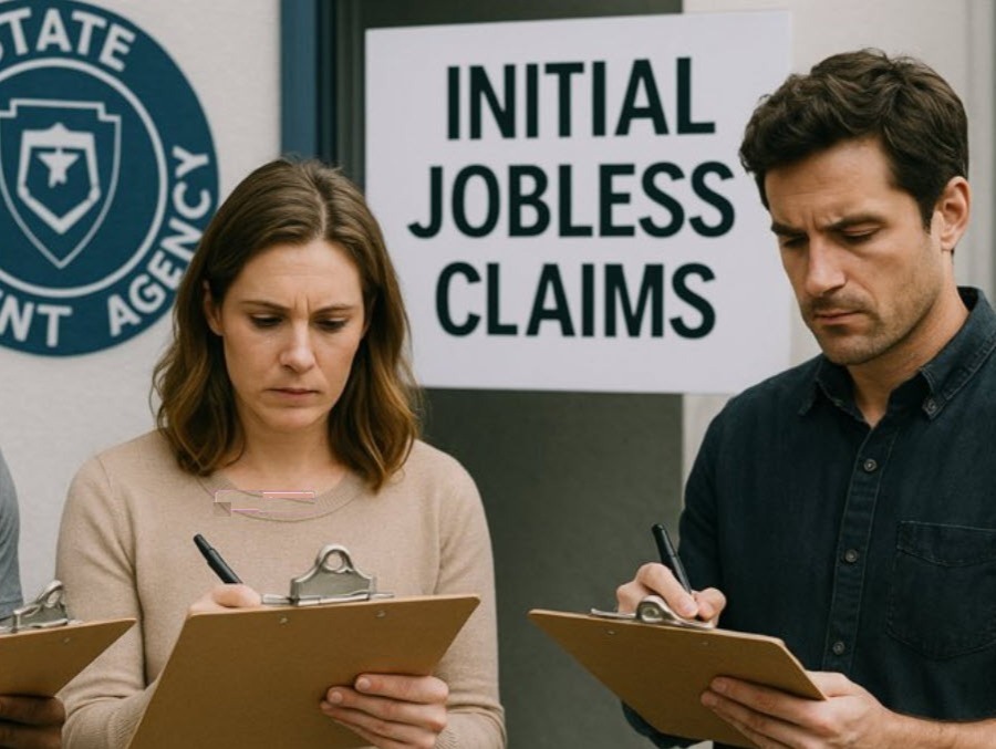 US initial jobless claims 215K versus 218K estimate