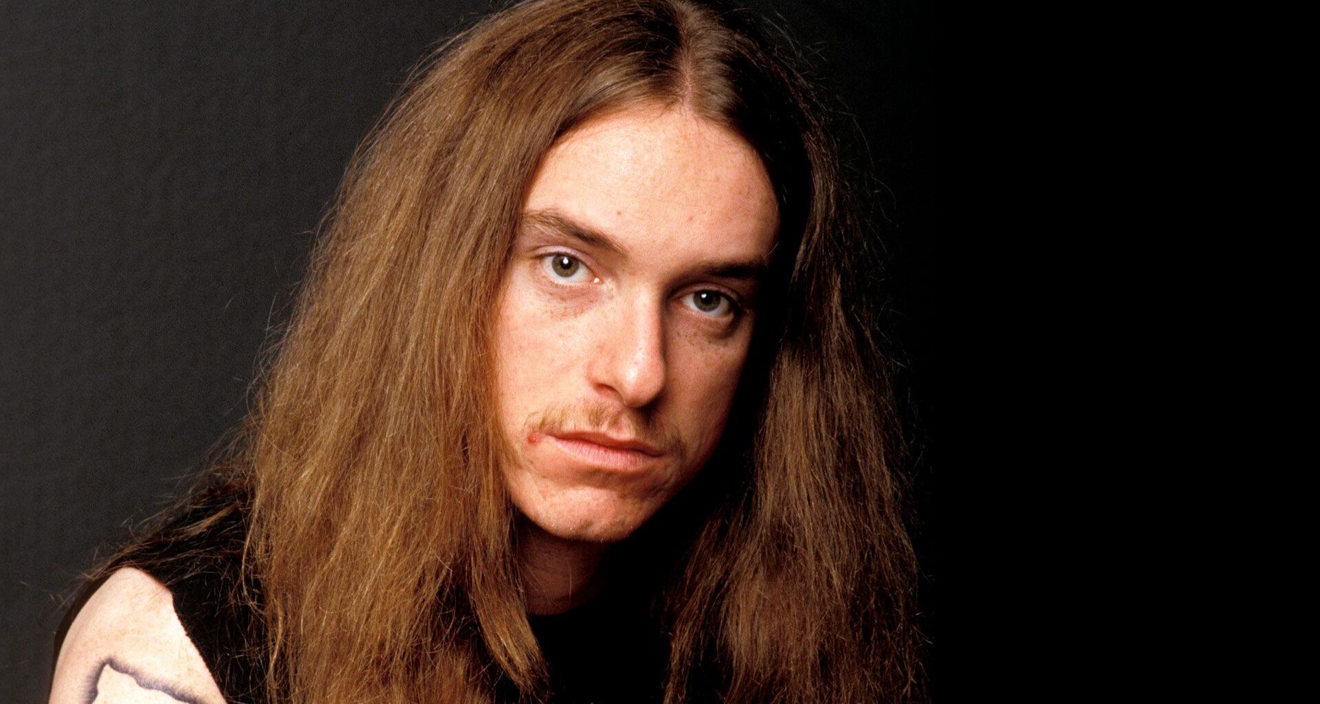 A portrait of the late Metallica bassist Cliff Burton