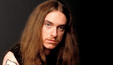 A portrait of the late Metallica bassist Cliff Burton