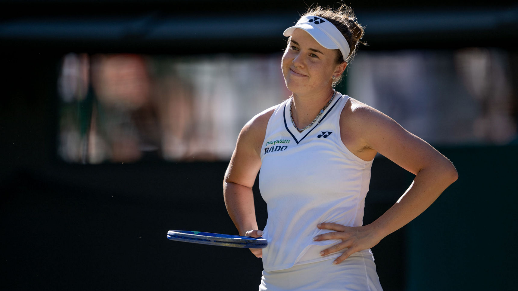 Noskova books quarter-final place with win over Keys - Wimbledon