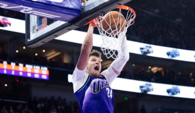 Report: Lakers acquiring Walker Kessler from Jazz for two first-round picks, pick swaps