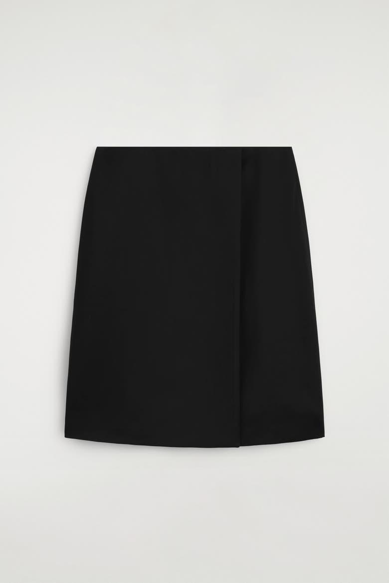 Satin Wrap Skirt