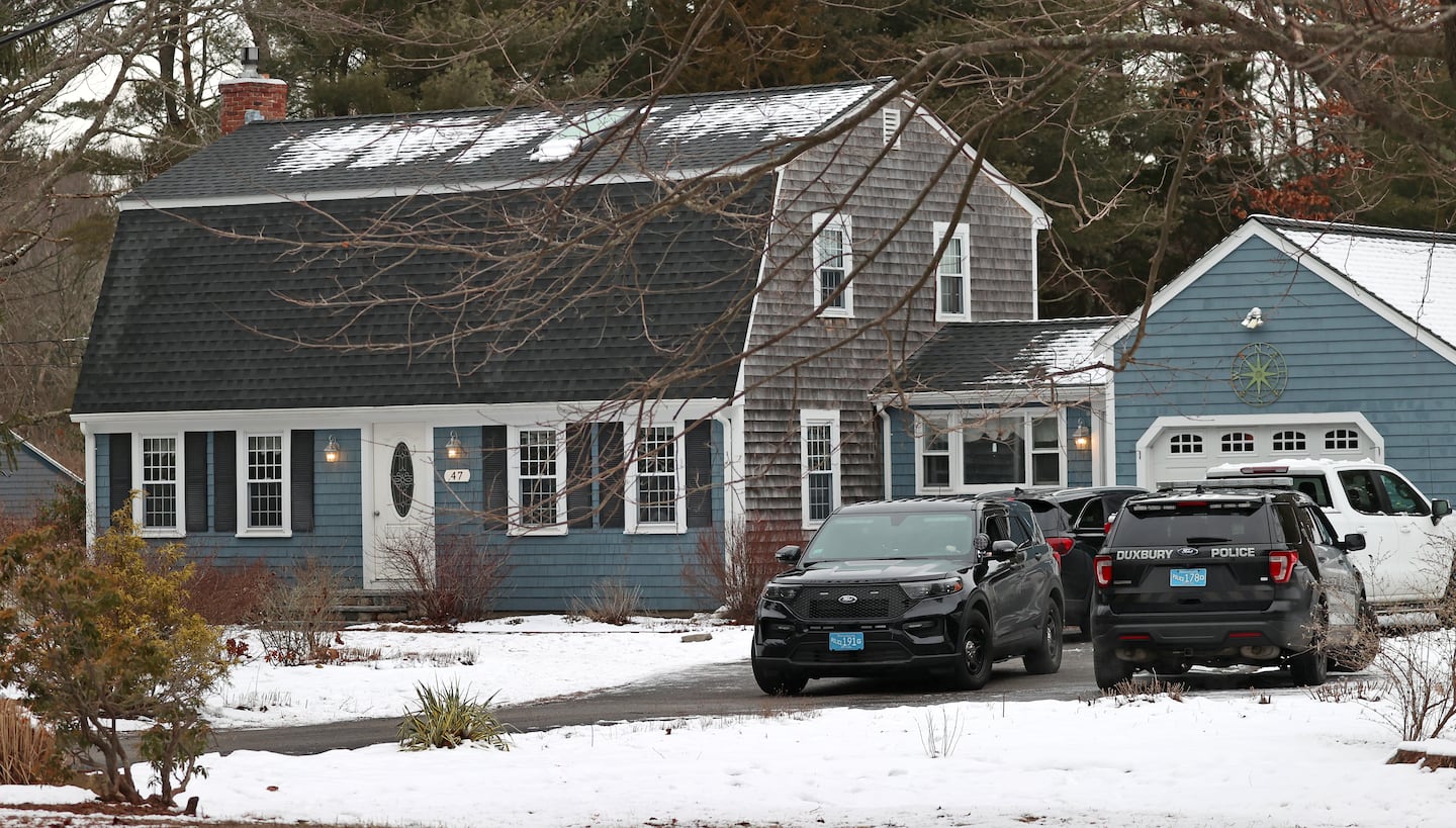 The Clancy home in Duxbury in January 2023. 