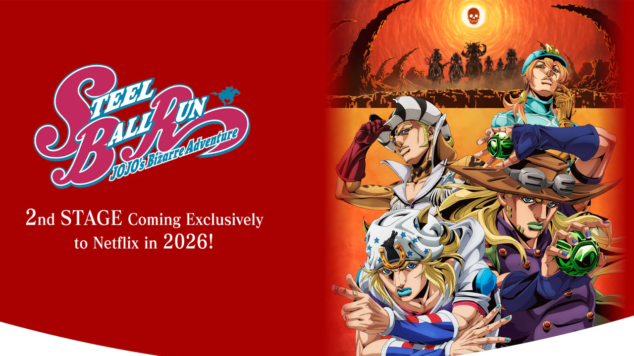STEEL BALL RUN Anime 2nd STAGE Streams Weekly Starting on September 25