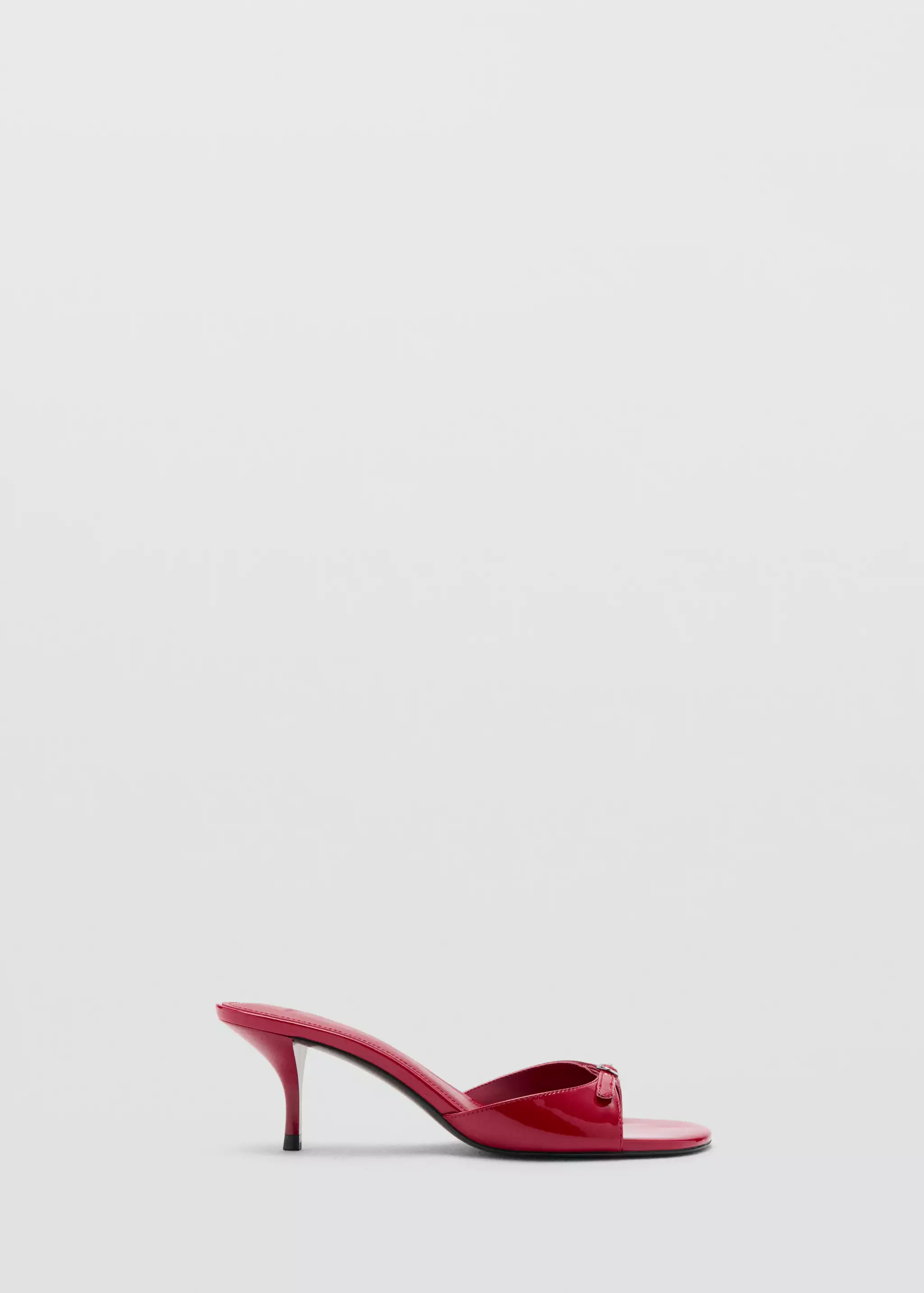 Patent Leather High-Heeled Sandals - Women | Mango Usa