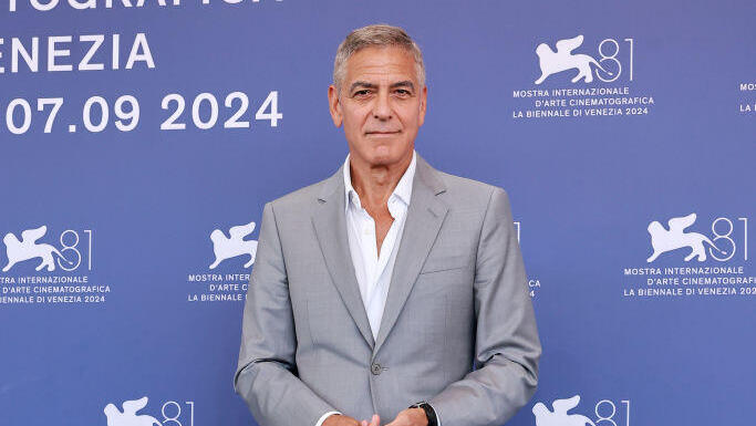 George Clooney (Photo: Matt Winkelmeyer/Getty Images) ג'ורג' קלוני אמל קלוני