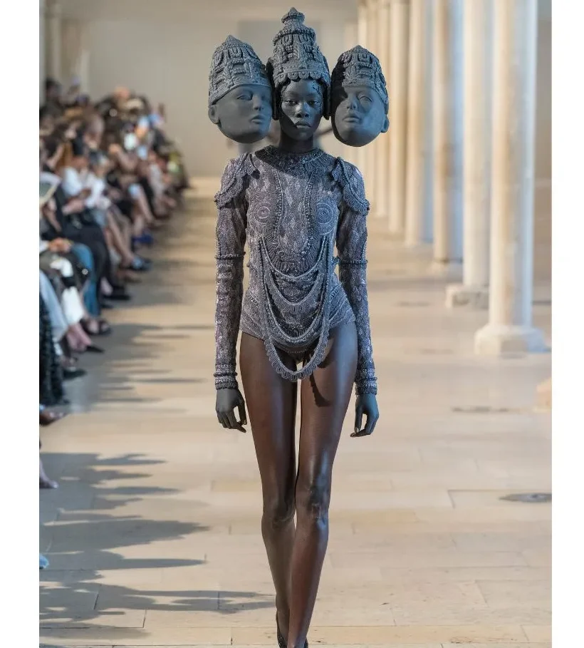What Happens When Temple Architecture Walks the Paris Haute Couture Fall 2026 Runway? 16 Paris Haute Couture Fall 2026, Rahul Mishra