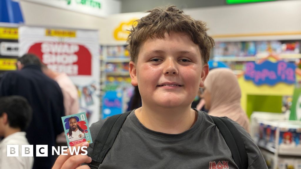 The swap shops including in Birmingham trying to meet demand in the World Cup sticker hunt - BBC